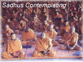 Sadhus Contemplating (42764 bytes)